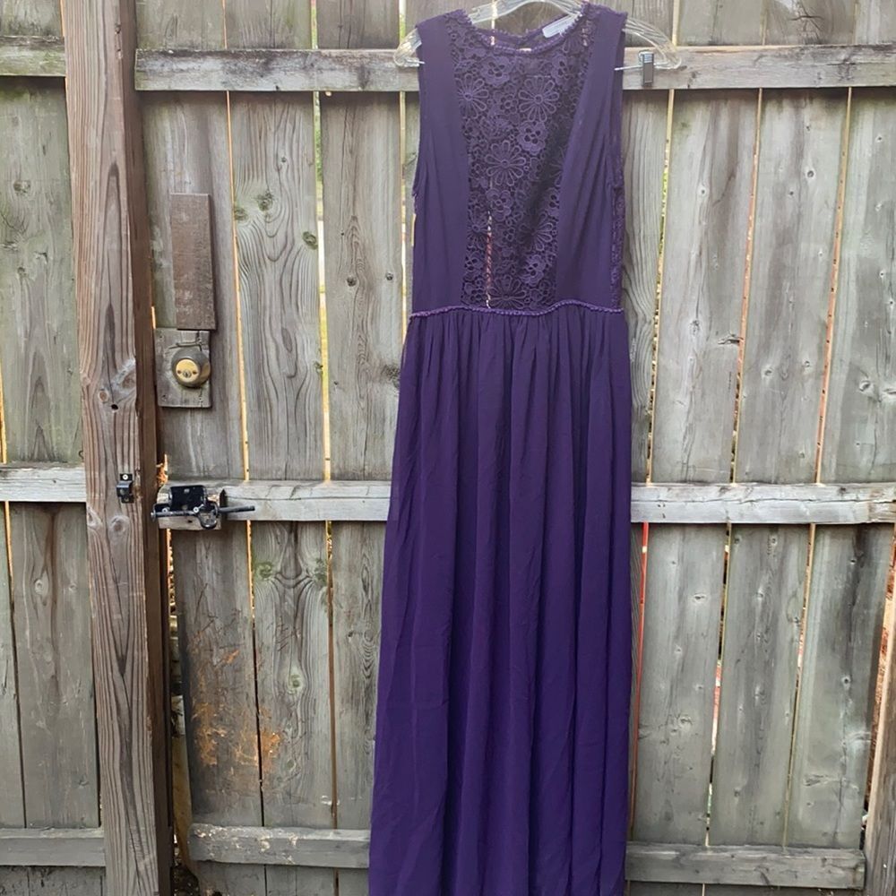 Poema Pyrple peasant dress sz. M